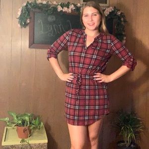Flannel dress